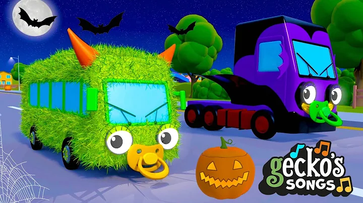 The Halloween Song with Baby Truck | Nursery Rhyme...