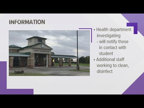 Student tests positive for COVID-19 at China Elementary School