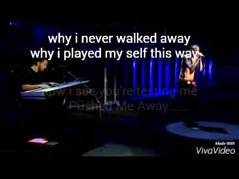 Linkin park  pushing me away v piano lyrics