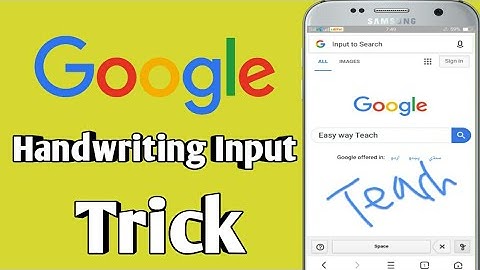 Amazing Google Trick No keyboard need just draw ( Handwriting ) and search 2020