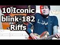 10 Iconic blink-182 Riffs | Guitar Tutorial | Cover | Tabs