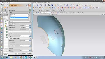 unigraphic nx 8 5 tutorial how to use through curves command