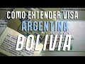 Cmo extender visa argentina en bolivia  informacin til  rodar latinoamerica