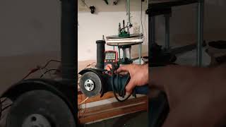 Testing my DIY axial flux wind turbine generator! #windturbine #500wwindturbine  #neodymiummagnet