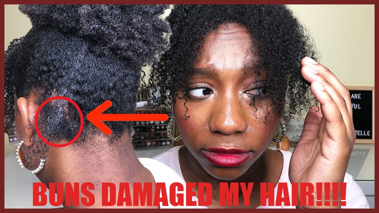 BUNS RUINED MY HAIR 2020 SIMPLYKRYSTELLE YouTube