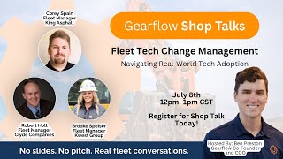 Shop Talk |  Tech adoption & lessons in change management