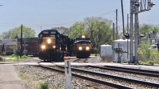 Train Coming Around Curve & This Happens!  Includes Caboose & Train Station Update, Hamilton Trains