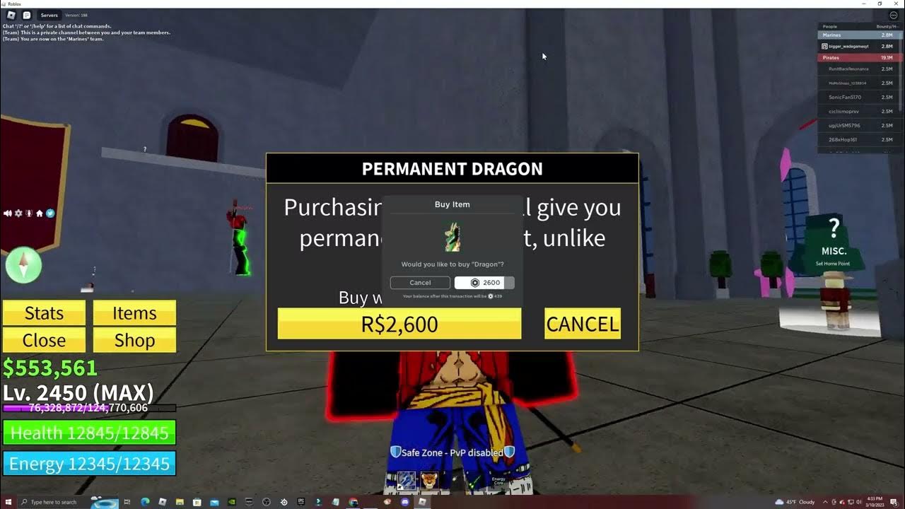 buying-perm-dragon-in-blox-fruits-bloxfuits-roblox-youtube