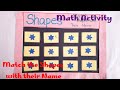Shapes math tlm | #Math working model| Different shapes math Activity |#mathproject for class 2 #tlm
