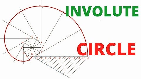 Involute of a Circle #viral #shorts  #engineeringdrawing