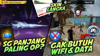 HEMAT KUOTA! CARA MAIN FF OFFLINE! TRIK SPIN M1014 LAUT GANAS -  BORONG EVENT DI KIOSGAMER