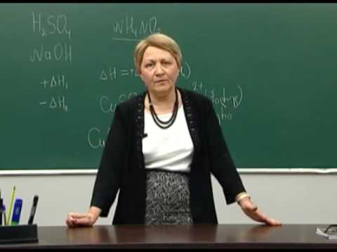 სითბური მოვლენები გახსნის დროს. კრისტალჰიდრატები