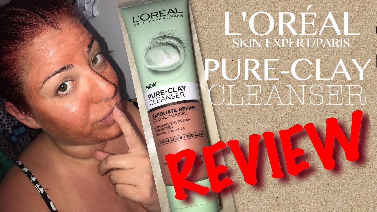 Review Of Loreal Pure Clay Cleanser Jessie Melendez Youtube Loreal Cleanser Pure Products