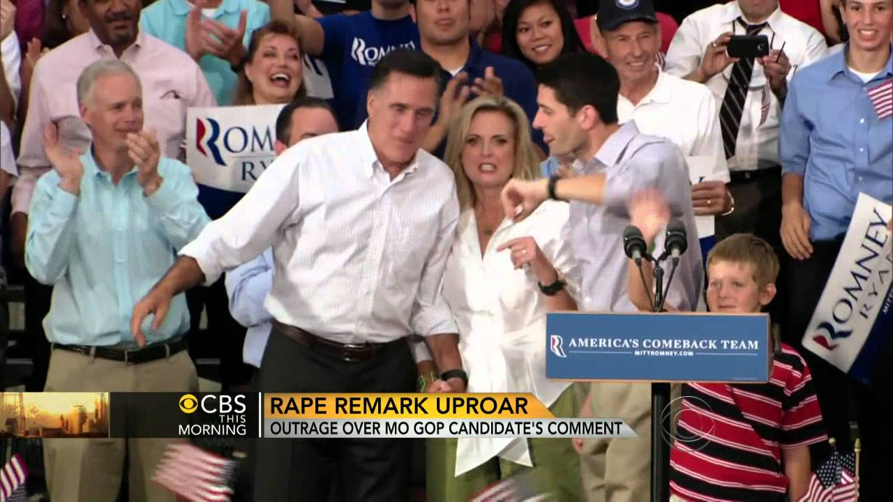 GOP Senate candidate makes controversial rape comment