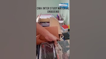 CMA Inter study material unboxing new syllabus ICMAI cma inter