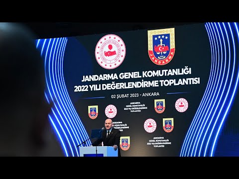 İçişleri Bakanı Sn. Süleyman Soylu, @JandarmaGNK 2022 Yılı Değerlendirme Toplantısı