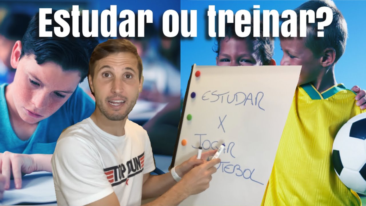 Estudar ou jogar futebol? Os dois!