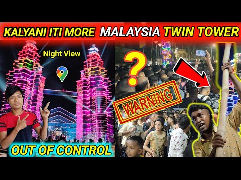 Kalyani Iti More Durga Puja 2022 Location | Durga Puja 2022 | Malaysia Twin Tower Durga Puja Theme