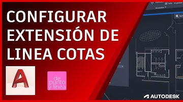 Como configurar la extensión de línea de cotas en AutoCAD - Acortar líneas de dimensión