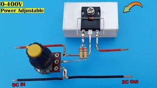 0 - 400V Adjustable Power Supply DC, How to make variable Power supply dc amp-volt by RJ EDIT ALL 7,156 views 3 months ago 4 minutes, 45 seconds