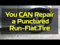 Run flat Tubeless Tires CAN be Repaired!  Watch as I remove a screw deep in a tire and repair it.