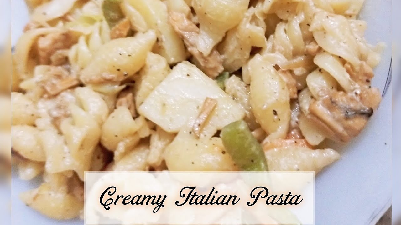 CREAMY ITALIAN PASTA 😋🍜 YouTube