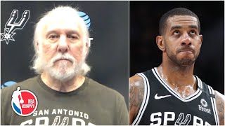 Gregg Popovich: LaMarcus Aldridge Won't Be With The Spurs Moving Forward | NBA On ESPN Gregg Popovich: LaMarcus Aldridge Won't Be With The Spurs Moving Forward | NBA On ESPN