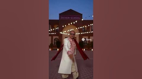 Rehan Allahwala Singing About Rehan School in Bollywood Style 🎤 | AI Video by Sora.com
