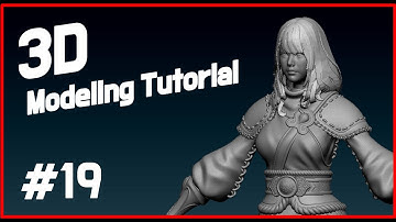| Johnnny 3D | 19 | 3D 캐릭터를 만들어보자 3D Character Modeling tutorial | Zbrush & 3Ds max Timelapes |