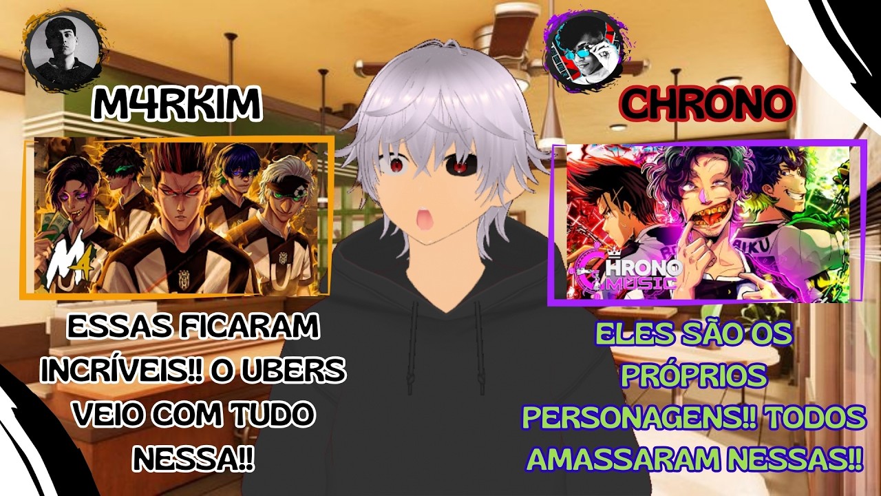 REACT 2 EM 1 | UBERS e HORDA (Blue Lock) | @M4rkim e @Chrono0