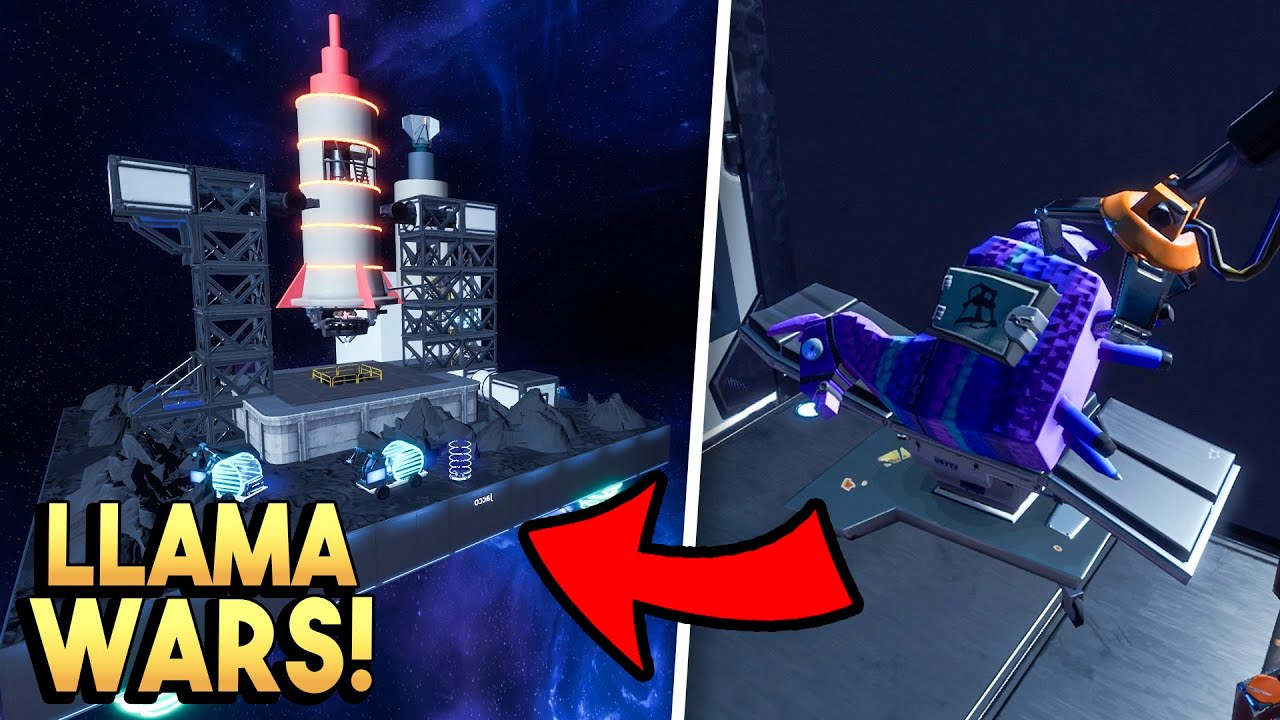 2v2v2v2 LLAMA WARS in Fortnite! (EXTREME)