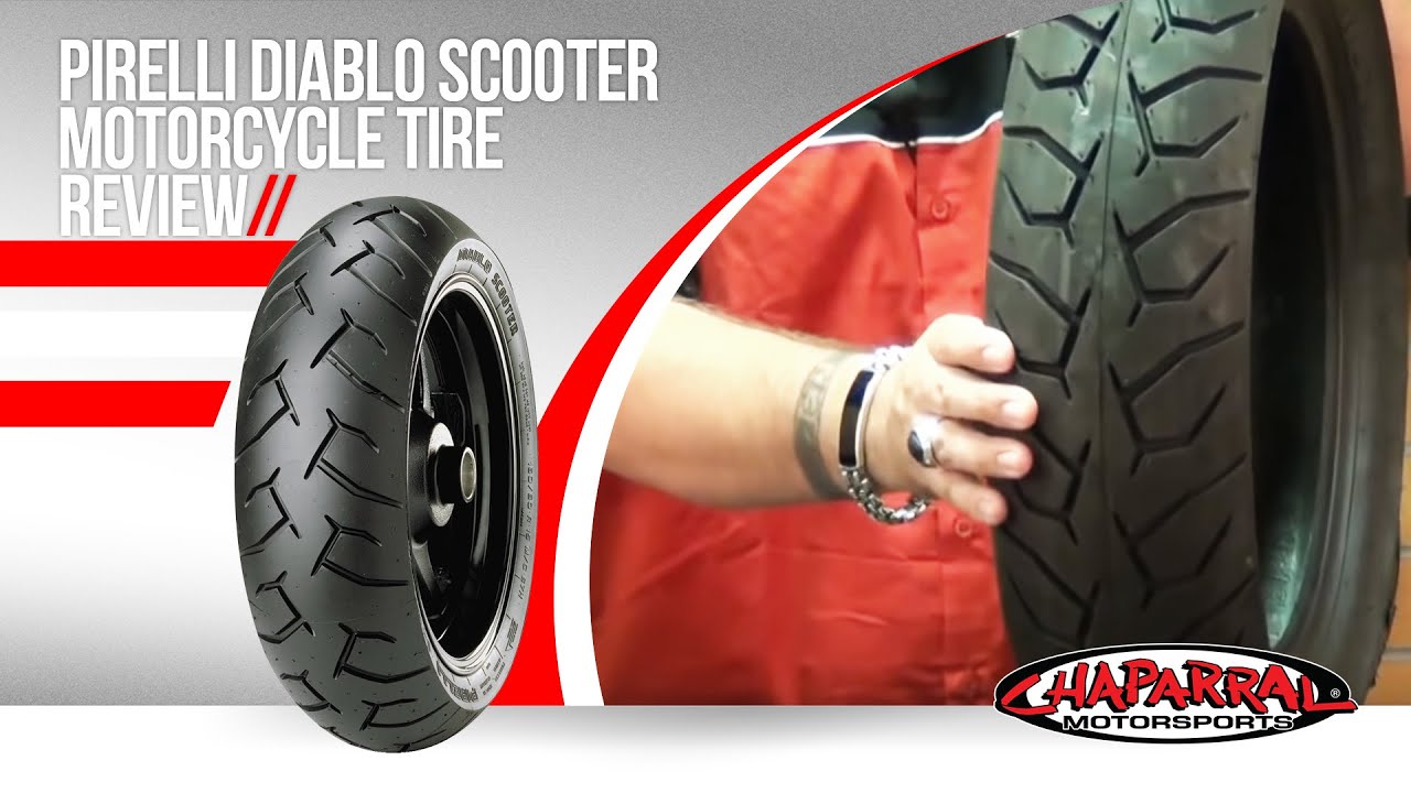 Pirelli Diablo Scooter Motorcycle Tire Review - YouTube