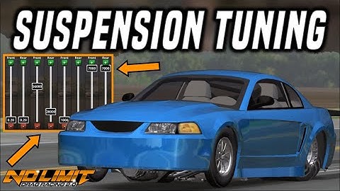 How To Tune Suspension Tutorial | No Limit Drag Racing 2.0