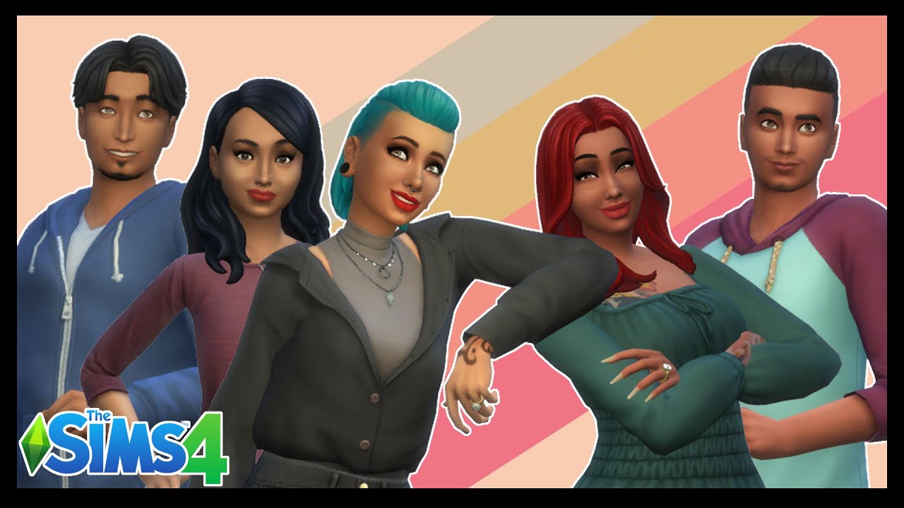 My NEW Current Household - The Sims 4 - YouTube