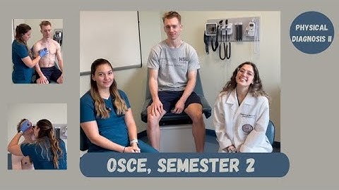 OSCE Demo | Physical Diagnosis II | Didactic Year of PA School