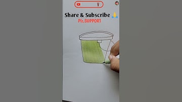 🔥 Still Life Draw 🔥 Easy Bucket Drawing 🔥 Shorts 🔥 #shorts