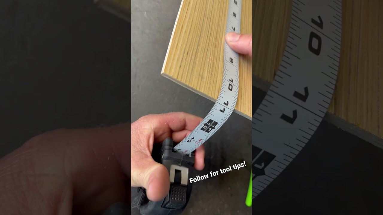 Flat tape measure? These are handy for workbench layout! (No standout)  #fastcap 