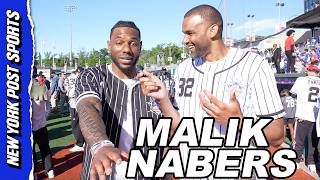 Malik Nabers Talks Supporting Teammates & Giving Back at Brian Burns' Charity Softball Game
