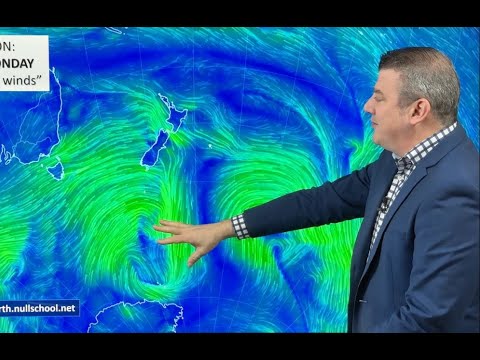 NZ: A couple of cold fronts and still some windy weather - YouTube