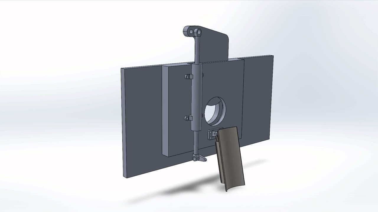 Bustle-Type Auto loader Blast Door Motion Study
