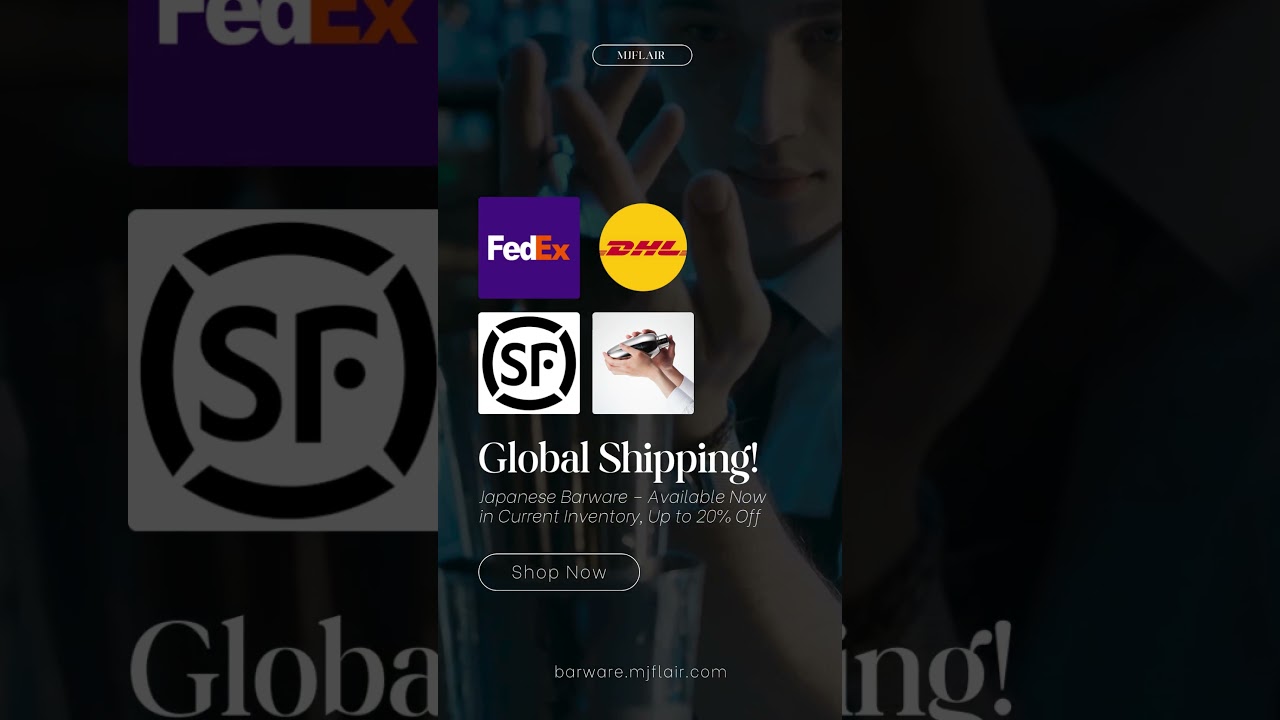 Global Shipping! Japanese Barware – Available Now in Current Inventory, Up to 20% Off  