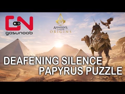 Assassin's Creed Origins Deafening Silence Papyrus Puzzle