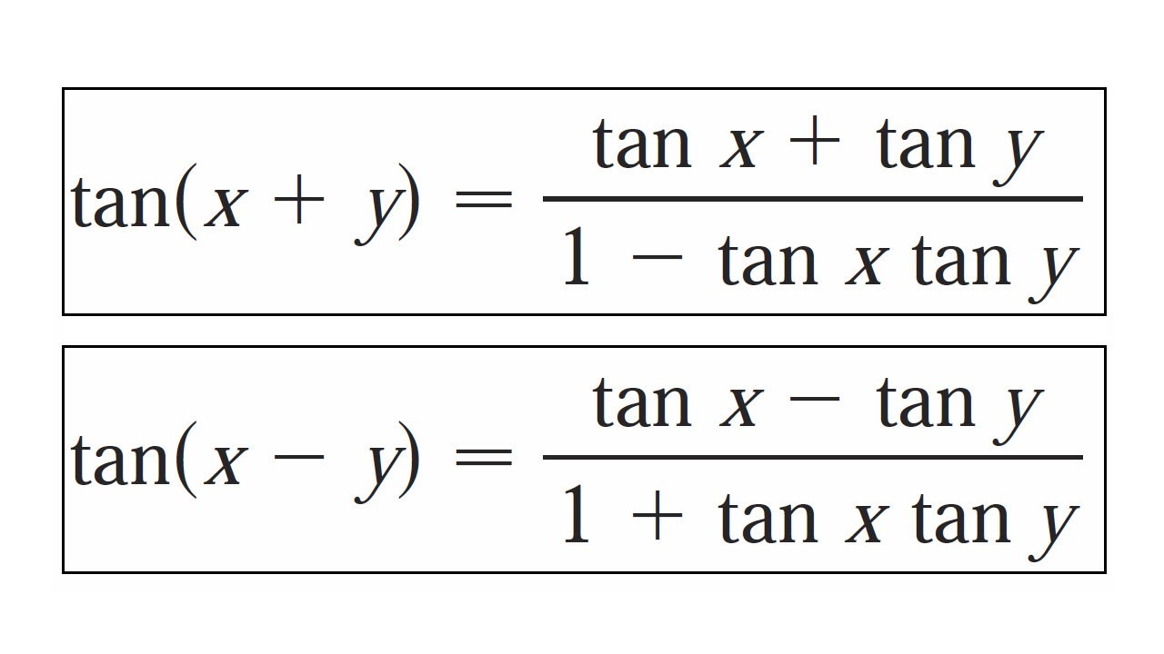 Trigonometric Identity Tan X Y Proof Youtube