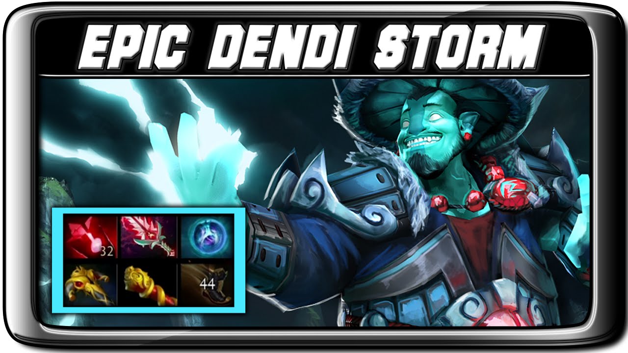 Dendi Dota 2 Storm Spirit Highlights Gameplay - YouTube