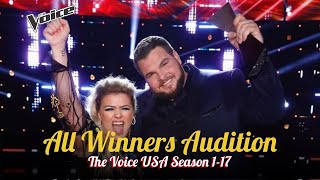 ALL WINNERS Auditions Seasons 1-17 | The Voice USA
