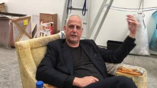 LUC TUYMANS  in his studio. I I I. september 2016