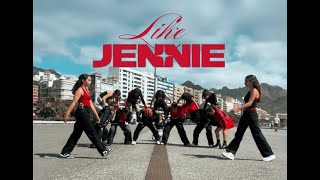 Kpop In Public Jennie - Like Jennie Dance Cover By K-House Students, Tenerife.