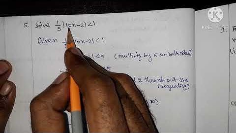 11th maths/Exercise 2.2 Q no 5/Chapter-2 Basic Algebra