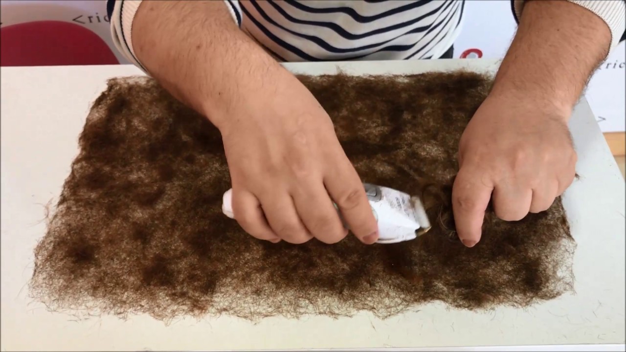 como hacer tela de pelo ,How to make hair cloth 