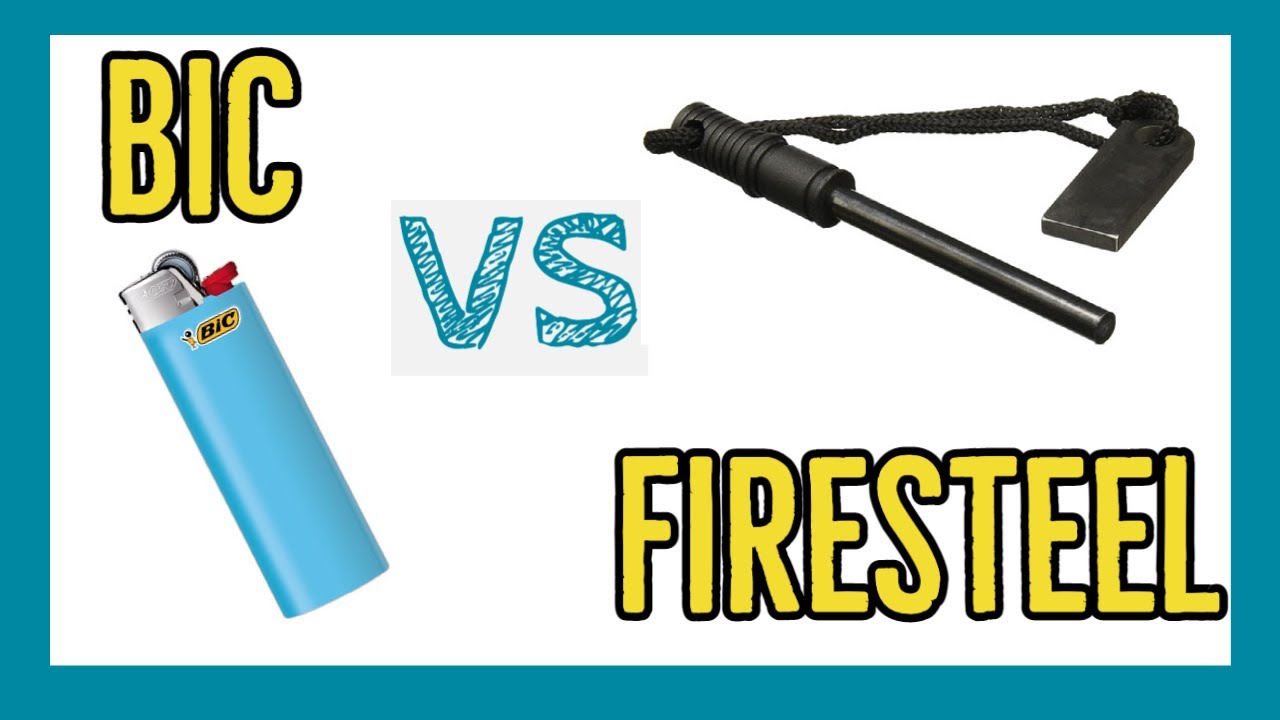 Briquet vs firesteel YouTube